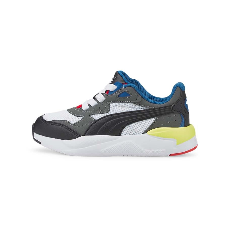 PUMA X Ray Speed Ac Inf White Black Blue Red 384900 02 | Junior Shoes
